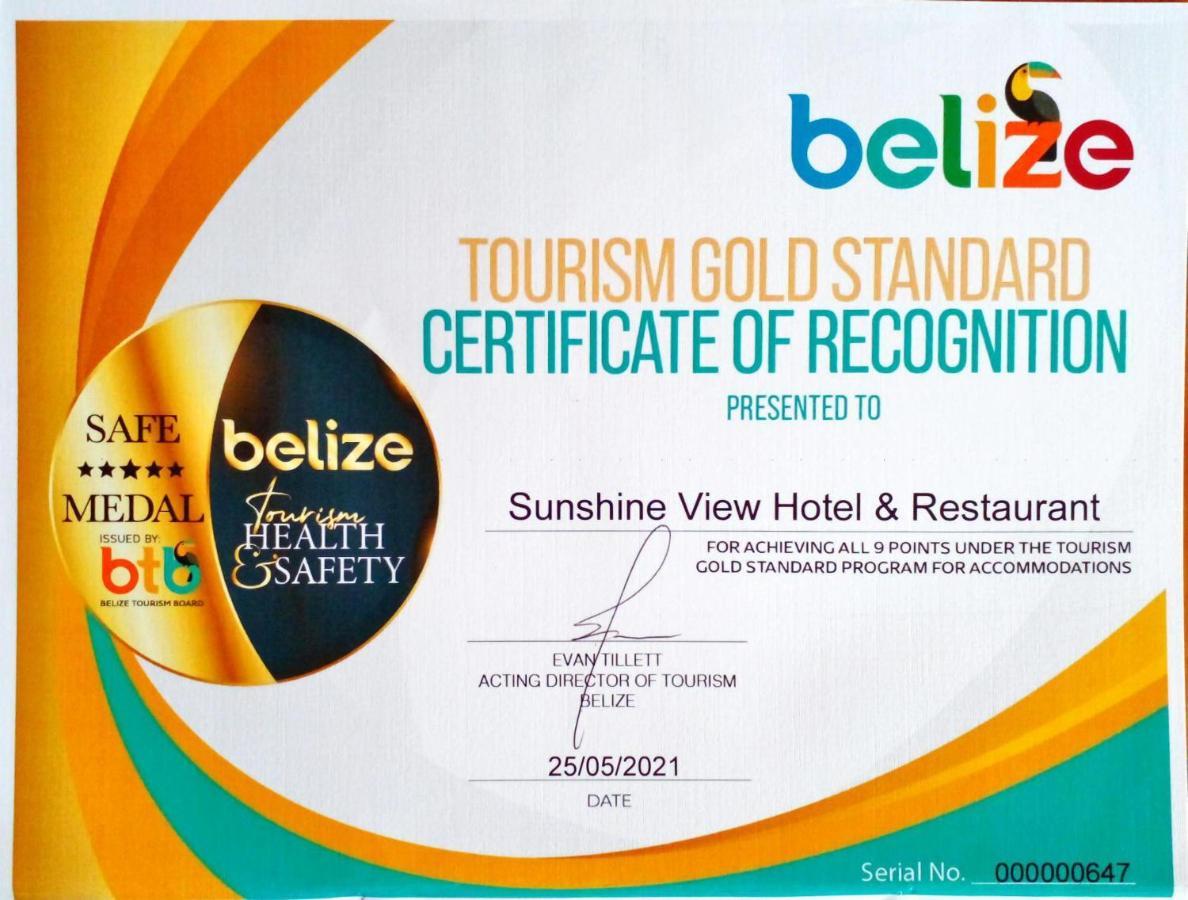 Sunshine View Hotel And Restaurant Corozal Town Esterno foto
